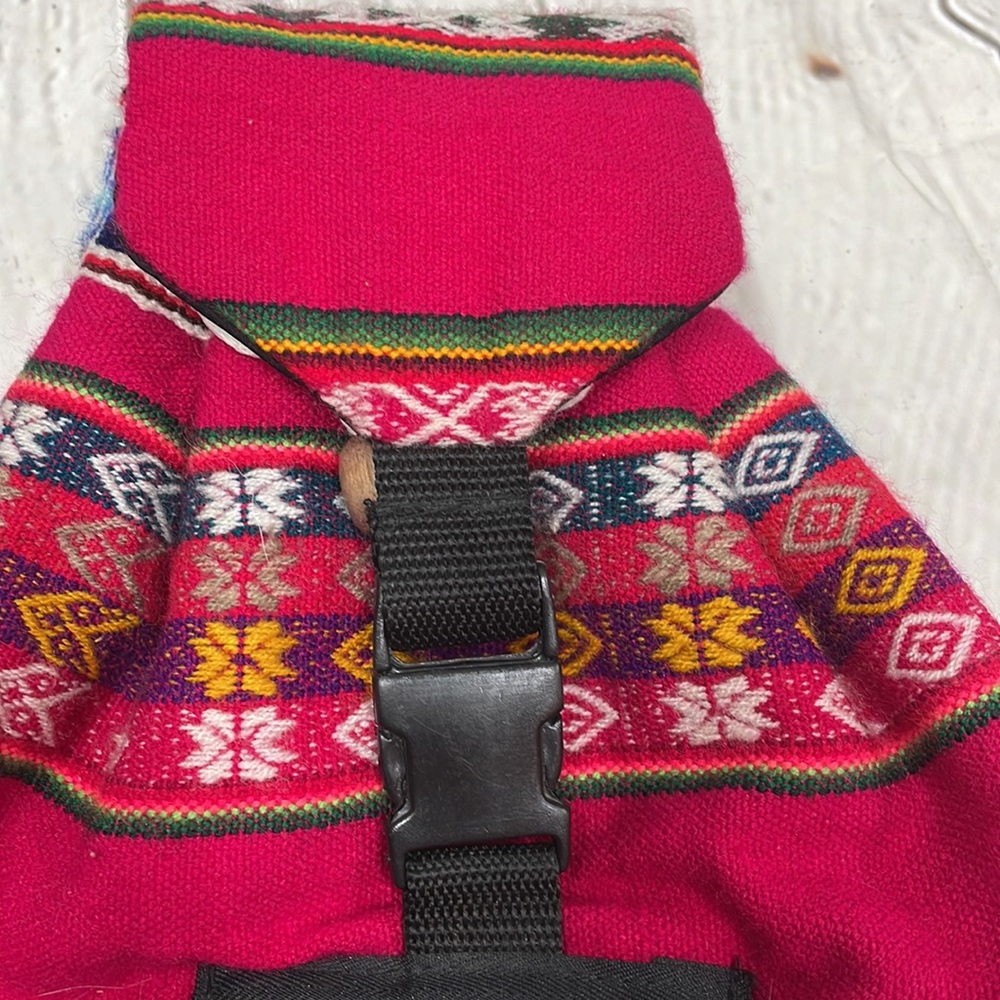 Peruvian Mini colorful Backpack - Picture 4 of 8